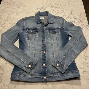 NWOT Amalli Talli Women's‎ Denim Jean Jacket Small Tall Classic Style